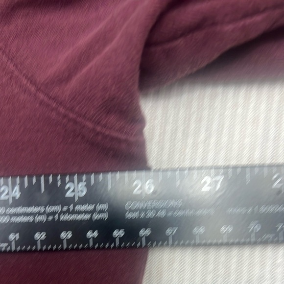 Carhartt Mens XL Original Fit Tee T-Shirt Crewneck Burgundy Heavyweight Workwear - Picture 5 of 9